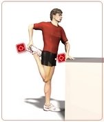 Etirement des quadriceps Etirement des quadriceps