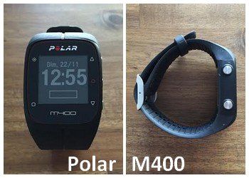 Test de la montre running Polar M400