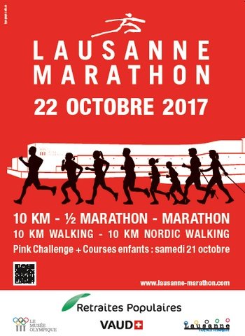 10 dossards pour les 10 km, semi et marathon de Lausanne 2017