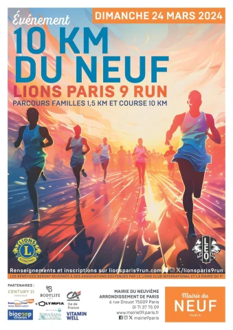 Lions Paris 9 Run - 10 km du Neuf