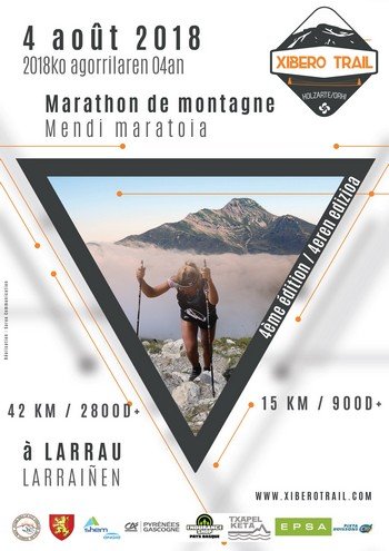 2 dossards Xibero Trail 2018 (Pyrénées Atlantiques)