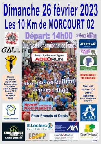 10 km de Morcourt